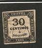 FRAN CE- TAXE N° 6 -  Ob  Cote 160 Euros (40 Euros) - 1859-1959 Gebraucht