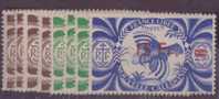 ⭐ Nouvelle Calédonie - YT N° 249 à 256 * - Neuf Avec Charnière ⭐ - Unused Stamps