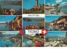 Cpm  Suisse  Tessin  Ticino Locarno Gandria Bissone Ponte Tresa Lugano Bellinzona Ascona Morcote Chiasso - Ascona