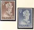 REFUGEES - ISLANDE - 1960  Yvert # 299/300 Complete Set - MINT (NH) - Refugees