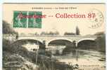 08 - ARDENNES - ATTIGNY - PONT Sur L´AISNE - CPA RARE & INEDITE - DOS VISIBLE - Attigny