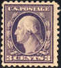 US #464 Mint Hinged 3c Washington From 1916 - Unused Stamps