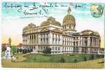 CPA.    INDIANA.    Indianapolis.   Capitol Building.    1910. En Relief. - Autres & Non Classés