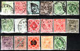ALLEMAGNE - WURTEMBERG - 17 Timbres Obli Et * à 5cts Le Timbre - Other & Unclassified