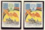 REFUGEES - PERU  - 1960 Aériens  Yvert # A 157/158 Complete Set  - MINT (NH) - Refugiados