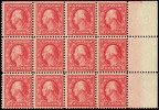 US #505 MNH 5c Rose Washington Error Block Of 12 From 1917 - Nuovi