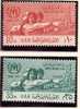 REFUGEES - EGYPTE  - 1960  Yvert # 480/481 Complete Set  - MINT (NH) - Refugiados