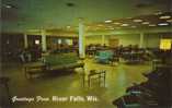 River Falls WI, Hagestad Student Center Wisconsin State University On C1950s/60s Vintage Postcard - Andere & Zonder Classificatie