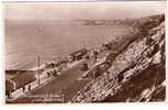 UNDERCLIFF DRIVE From Boscombe - REAL PHOTO 1920s  30s - BOURNEMOUTH - Dorset - Bournemouth (desde 1972)