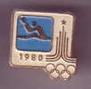KAYAK & CANOE - Olympic Games Moscow 1980. Pin * Badge Kayaking Kayac Kajak Kayacing Kajaking Canoeing Canoa Kanu Canoes - Kano