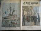 LE PETIT JOURNAL N° 0276 201/03/1896 LE NAVIRE -AMIRAL  " LE FORMIDABLE " DANS LE RADE DE VILLEFRANCHE + ARTON A PARIS - Le Petit Journal