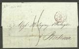 ENGLAND Great Britain Folded Cover-letter Sent 20.05.1846  From SUNDERLAND To France Bordeaux - Covers & Documents