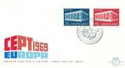 Netherlands 1969 FDC Europa CEPT - 1969