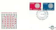 Netherlands 1970 FDC Europa CEPT - 1970