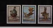 Luxembourg:N°1198/1200 NSC.:Série Artistique:Fontaines Luxembourgeoises. - Used Stamps