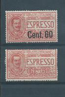 (A0138) Italie Expres 8 + 9 * - Eilsendung (Eilpost)