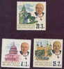 Burundi Churchill  3 PERF  Tower St. Paul Big Ben MLH - Sir Winston Churchill