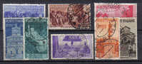 SS2414 - REPUBBLICA 1946 , Serie N. 566/573 - 1946-60: Afgestempeld