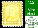 Canada (Unitrade & Scott # 152 - Scroll Issue) (Mint) F - Neufs