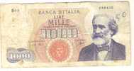 2857)bellissimo 1000 Lire Banca D´ Italia Del 14-7-1962 Vedi Foto - 1000 Liras