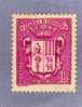 ANDORRE FRANCAIS TIMBRE N° 52 NEUF CHARNIERE ARMOIRIES DES VALLEES 15C LILAS - Unused Stamps