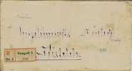 Vieux RECOMMANDE De SZEGED 1 " Timbres Au Verso " 1917 . - Brieven En Documenten