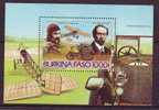 BURKINA FASO. 1985. YT BF 28**. Automobile Et Avion Anciens - Burkina Faso (1984-...)