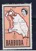 Barbuda+ 1968 Mi 12 Mh Karte Der Insel - Barbuda (...-1981)