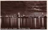 Carte Photo - Moonlight Over Miami - 1952 - Photo Véritable - Voyagée Timbrée - # 2-M-36 - Miami