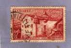 ANDORRE FRANCAIS TIMBRE N° 128 OBLITERE PAYSAGES LA MAISON DES VALLEES - Used Stamps
