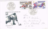 Carta, PRAHA 1978 , (Checoslovaquia) , Cover, Lettre, Jockey Sobre Hielo - Hockey (sur Glace)