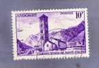 ANDORRE FRANCAIS TIMBRE N° 144 OBLITERE PAYSAGES CLOCHER DE SAINTE COLOMA - Oblitérés