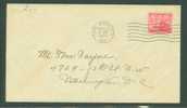 FDC 1934 ENVELOPPE FROM SAINT MARYS CITY TO WASHINGTON - With Stamp Scott Nr 736 - 1851-1940
