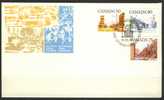 1977-82 CANADA Definitives FDC " 50,75, 80 Cent  Street Scenes" Official Post Office Issue - 1971-1980