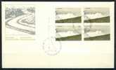 1977-82 CANADA Definitives FDC Plate Block Of 4 " 2 Dollars  Kluane National Park " Official Post Office Issue - 1971-1980