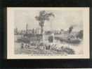 Vue De Nort Sur Erdre Prise Du Port Vers 1850 édit.chapeau N° 71 Gravure - Nort Sur Erdre