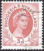 Pays : 404 (Rhodésie-Nyassaland : Colonie Britannique)  Yvert Et Tellier :     4 (o) - Rhodesia & Nyasaland (1954-1963)