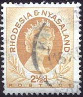 Pays : 404 (Rhodésie-Nyassaland : Colonie Britannique)  Yvert Et Tellier :    18 (o) - Rodesia & Nyasaland (1954-1963)