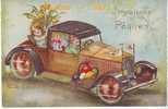 Illustrateurs Signés -RF16730 - Voitures - Automobile - Joyeuses Pâques - Enfants - Illustrateur Hannes Petersen - état - Petersen, Hannes
