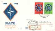 BELGIUM NATO  1959   FDC R-COVER - NAVO