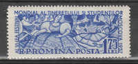 Romania   -   1957. Gioventù.  Danza E Folklore.  Dance  And  Folklore. MNH,  Very Fine - Danza