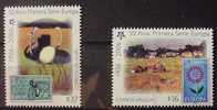 URUGUAY Sc#2121/2 MNH STAMP Europe Painting Landscapes Bee Umbrella - Impresionismo