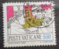 VATICANO 1984 Nr 762 Viaggi Del Papa 550 Lire - Gebruikt