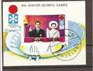 Fujeira - Foglietto Usato Non Dentellato: Olimpiadi Invernali Di Sapporo 1972 - Winter 1972: Sapporo