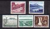 Switzerland 1954:Pro Patria Michel597-601** CatalogueValue $20.40 - Unused Stamps