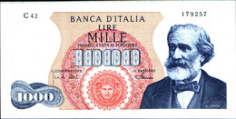 1743)splendida Banconota Da 1000 Lire Verdi I° Tipo Del  4-1-1968 Vedi Foto FDS - 1000 Liras