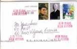 GOOD USA Postal Cover To ESTONIA 2010 - Good Stamped: Edward Robinson ; Alfred Hitchcock - Brieven En Documenten