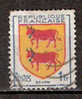 Timbre France Y&T N° 901 (03) Obl.  Armoiries Du Béarn.  1 F. Outremer, Carmin Et Jaune Foncé. Cote 0,30 € - 1941-66 Coat Of Arms And Heraldry