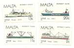 1987 - Malta 756/59 Navi       ----- - Marittimi