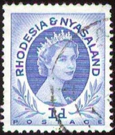 Pays : 404 (Rhodésie-Nyassaland : Colonie Britannique)  Yvert Et Tellier :     2 (o) - Rhodesien & Nyasaland (1954-1963)